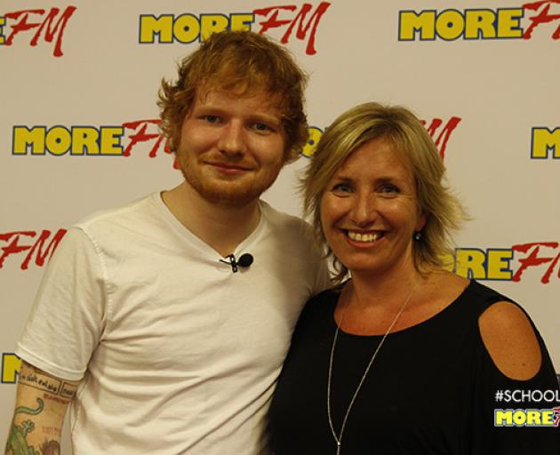 Former Te Raekura Redcliffs School principal Rose McInerney said a visit from English musician Ed...