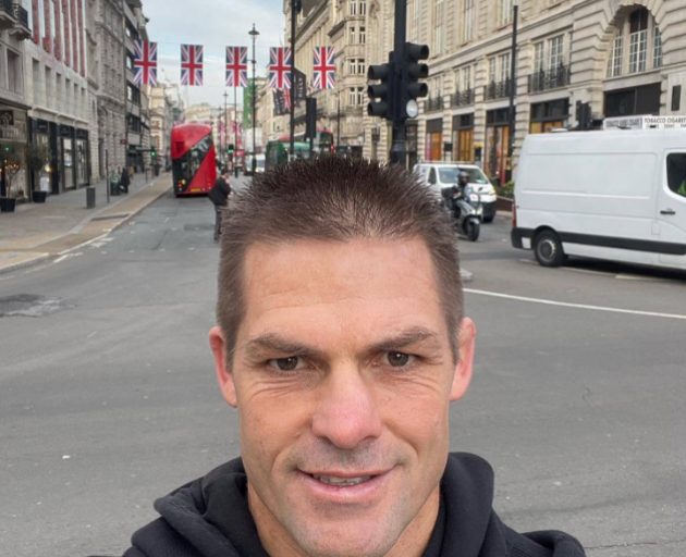 Richie McCaw in London for the Coronation of Kings Charles III. Photo: Supplied