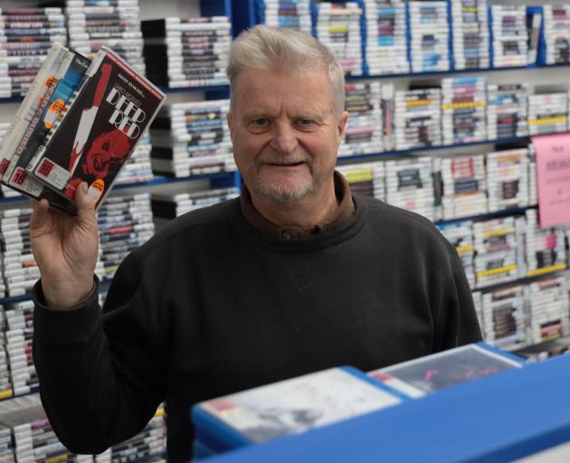 Invercargill’s United Video owner Daryle Blackler decided to close the doors of his business...