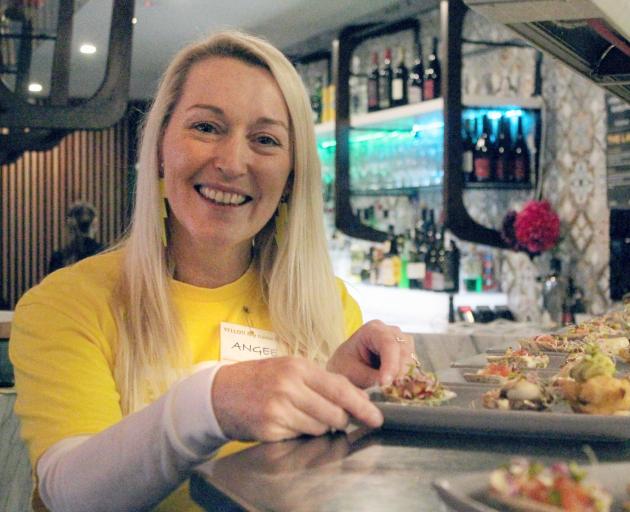ILT marketing and innovation executive Angee Shand checks the oysters as part of Not The Bluff...