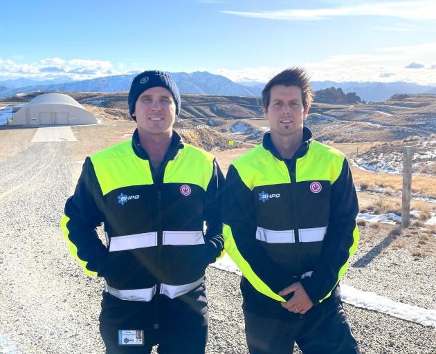 Southern Hemisphere Proving Grounds operations manager Tom Harry (left) and general manager...