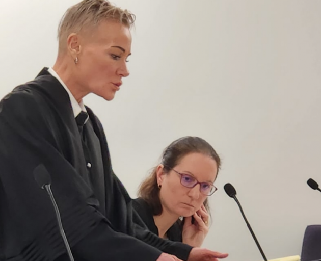 Te Whatu Ora's lawyer Susan Hornsby-Geluk - pictured here with colleague Megan Vant - argued the...