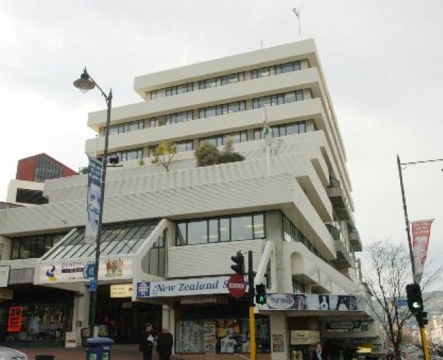 The Civic Centre seen from the Octagon. Photo ODT files