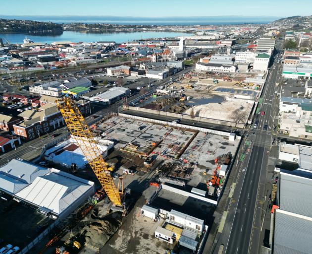 New Dunedin hospital site. Photo: Stephen Jaquiery