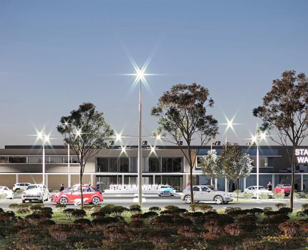 A concept design of the proposed new Waitaki Event Centre which is to be built in Oamaru’s...