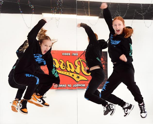 Jeila Morrison (12, left) and Ruby Martin (12) have qualified for the Hip Hop Unite International...