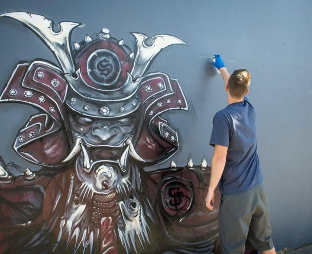 Invercargill street artist Deow will be doing a live painting during Night of the Arts event....
