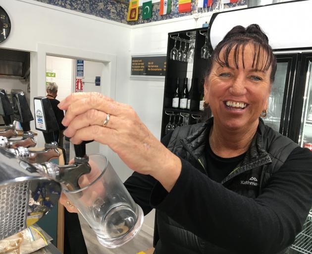 Lumsden pub co-owner Denise Bower is delighted to have her new business, The Whistle Inn, up and...
