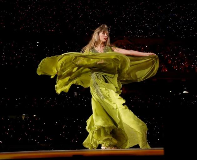 Taylor Swift performs onstage during her Eras Tour. Photo / Getty Images