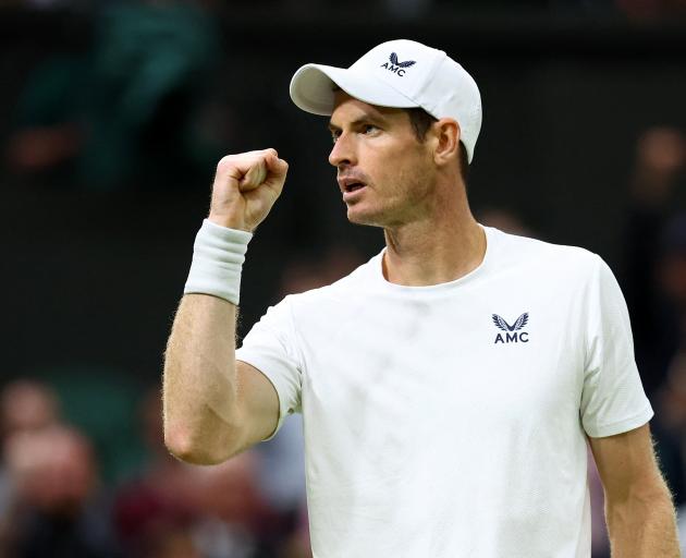 Sir Andy Murray, who plays with a partly metal hip joint, rolled back the years to lead two sets...