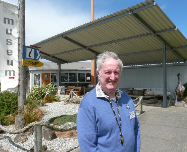 Owaka museum manager Mike McPhee stands ready to commemorate the upcoming anniversary. PHOTO: ODT...