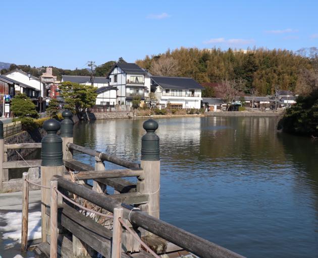 Canals and rivers criss-cross Matsue.