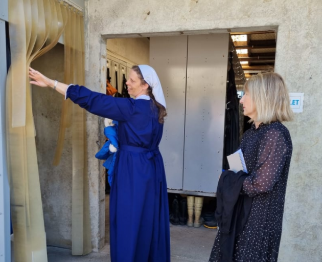 Chief judge Christina Inglis at Gloriavale on 24 February 2023. Former Gloriavale member Anna...