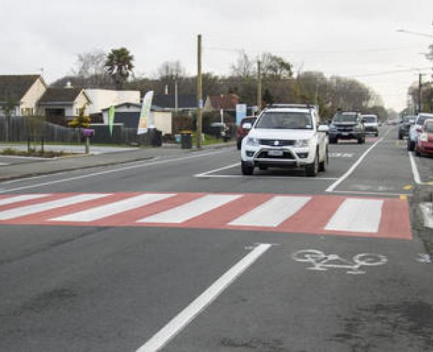 The pedestrian crossing outside St Francis of Assisi School could also be improved. Photo: Briar...
