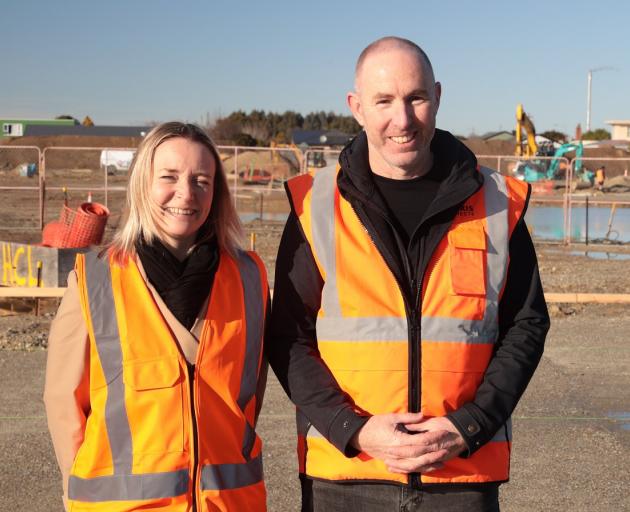Hawthorndale Care Village project manager Helen Robinson and construction
...
