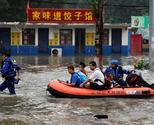 Flooding this week, China. PHOTO: REUTERS
