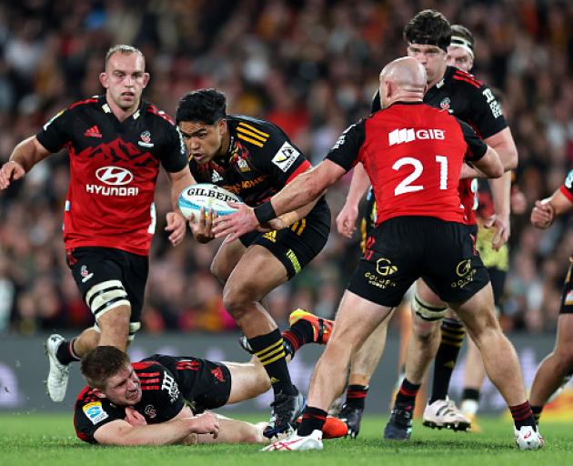 The 2023 Super Rugby Pacific final between the Chiefs and Crusaders. Photo: Getty Images