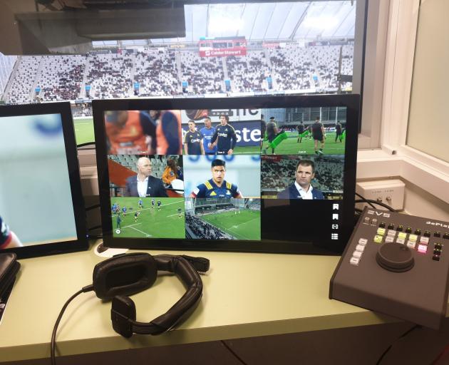 The view from the TMO’s "hot seat". PHOTO: CHRIS HART