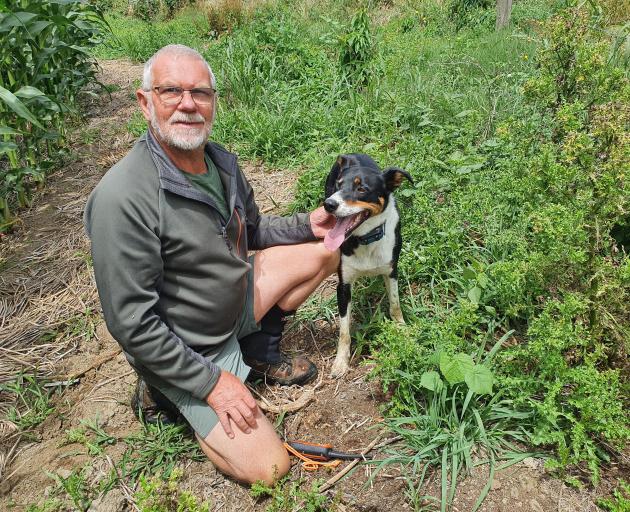 Invercargill dog lover John Taylor with his award-winning dog Wink. PHOTO: SUPPLIED