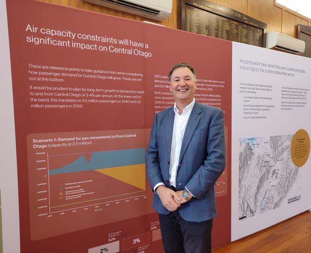 Project manager Michael Singleton will be at the drop-in session at Tarras today. PHOTO REGAN HARRIS