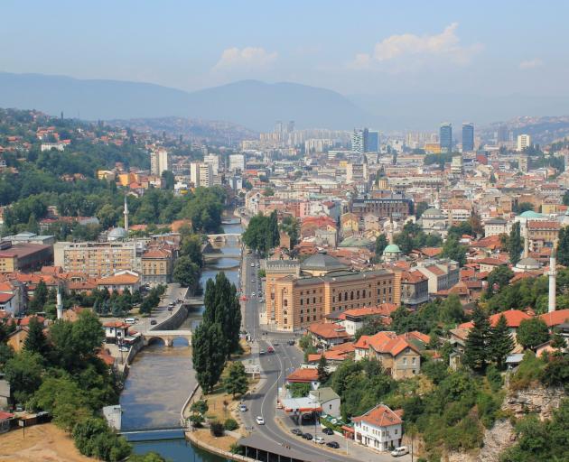 A Sarajevo panorama. PHOTO: SUPPLIED