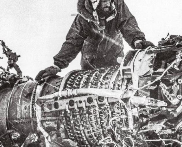 Former New Zealand Antarctic Research Programme field operations officer Colin Monteath inspects...