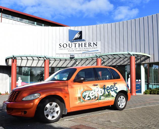 The Southern Institute of Technology’s zero-fees scheme will be retained next year. PHOTO: PETER...