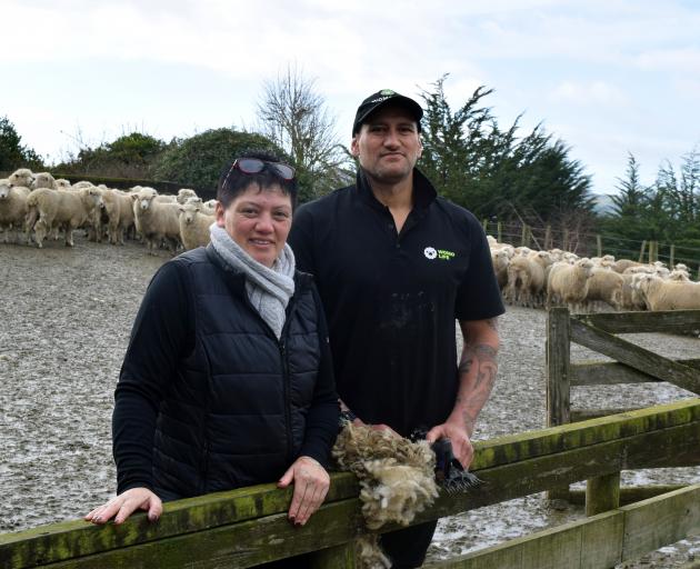 Womolife trainers Tina Elers, of Mataura, and Stacey Te Huia, of Alexandra, taught shepherds...