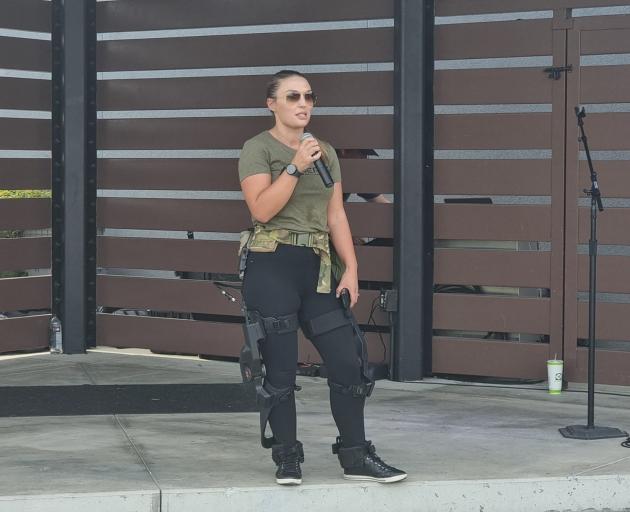Erica Dill-Russell is researching the future of warfare. PHOTOS: SUPPLIED