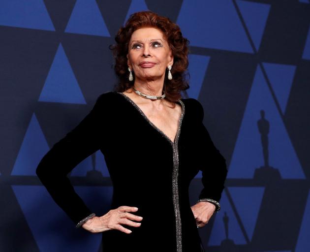 Sophia Loren suffered a broken hip after falling in her home at the weekend. Photo: Reuters