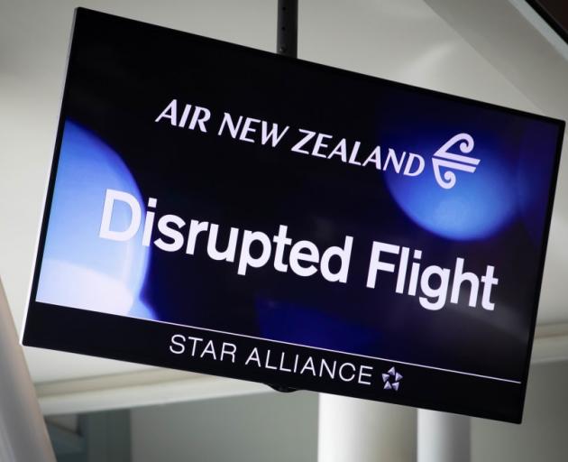 Flights have been disrupted around the country. Photo: RNZ / Patrice Allen