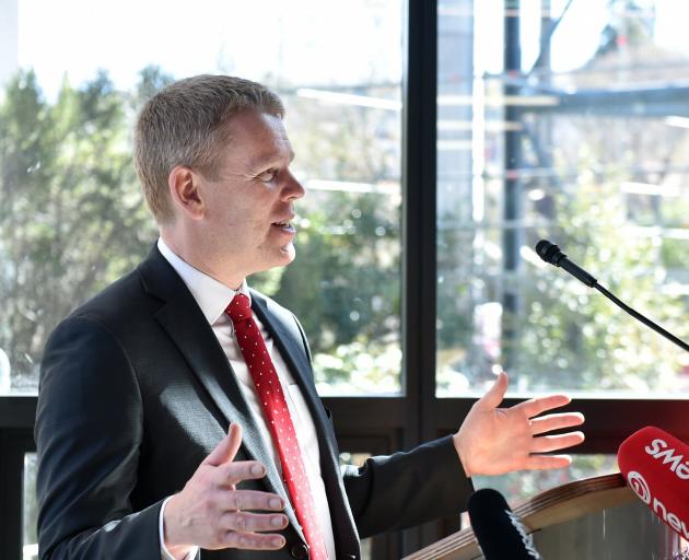 Chris Hipkins faces a tough task to be re-elected as Prime Minister. PHOTO: PETER MCINTOSH