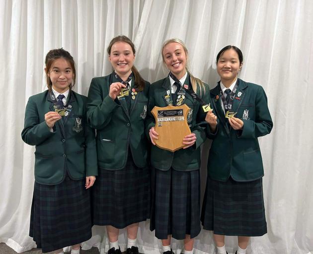 The Columba badminton team won the New Zealand division 2 tournament to be undefeated this year...
