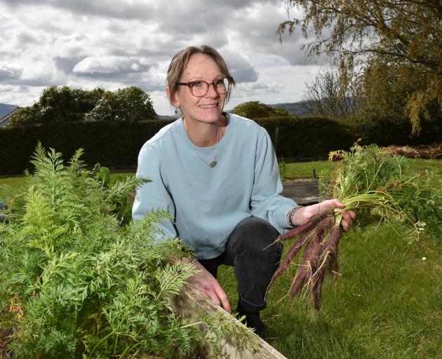 Dr Helen Beattie is turning her backyard into a vegetable-growing plot to help feed the community...