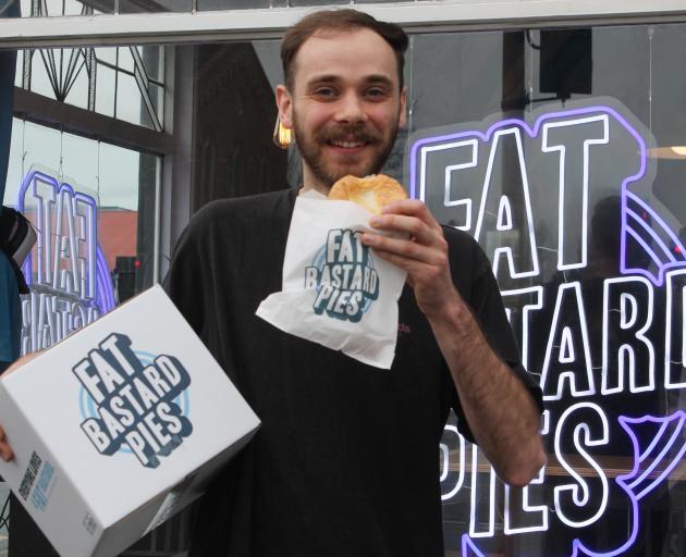 Fat Bastard Pies co-owner Simon Owen is pleased with the numbers and the response to the business...