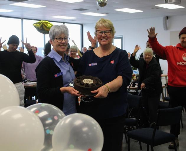 Community ministries co-ordinator Brenda King and Invercargill Corps leader Wendy Sanson are...
