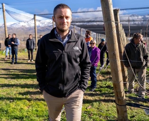 Fruitminder founder and chief executive Seb Chapman during a recent open day. PHOTO: SUPPLIED