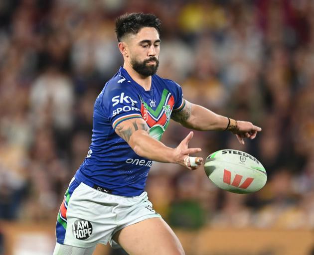 Shaun Johnson in action against the Broncos. Photo: Getty Images