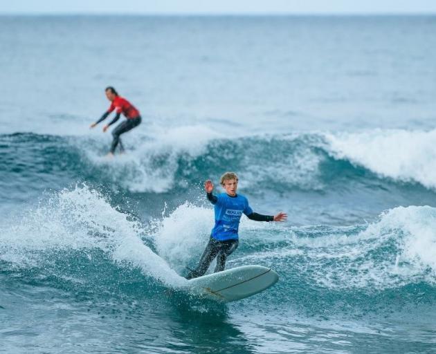 Jack Tyro finished 17th in his first World Surf League event at Bells Beach. Photo: WSL