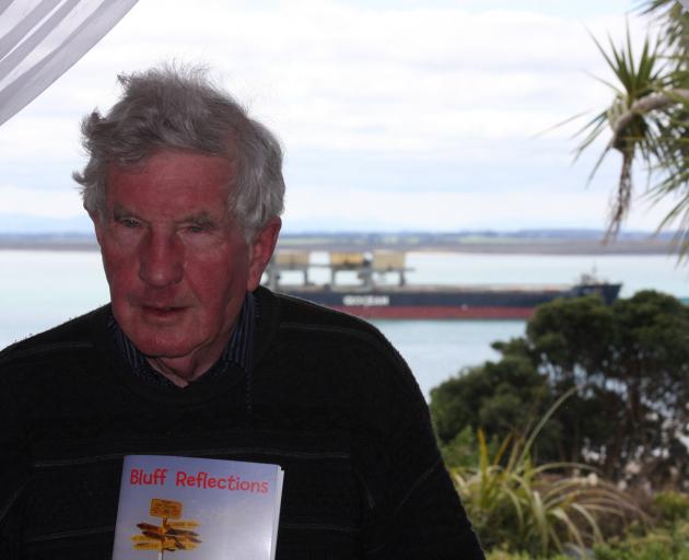 Bluff resident and journalist Alan Mitchell researches Bluff's history in his book, Bluff...