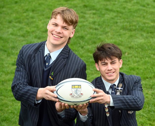 King’s High School pupils Quinten Holland (left) and Dylan Pledger have been named in the New...