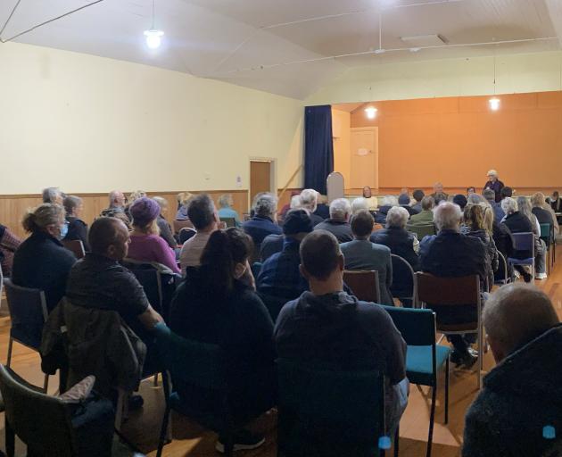 A community meeting in Waimate last year. PHOTO: ODT FILES