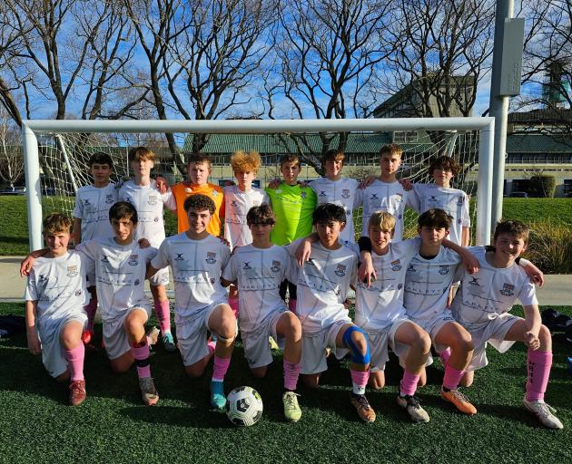 The Otago Boys’ year 10 football team won the South Island invitational U15 tournament in Dunedin.