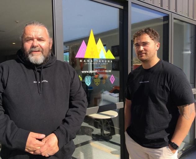 Mana Tāhuna operations manager John Hollebon, left, and chief executive Mike Rewi at the...