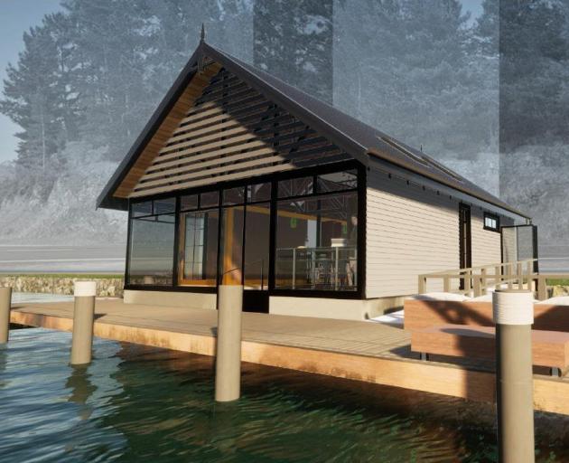 Proposed waterfront building, Taieri Mouth. PHOTO: SUPPLIED