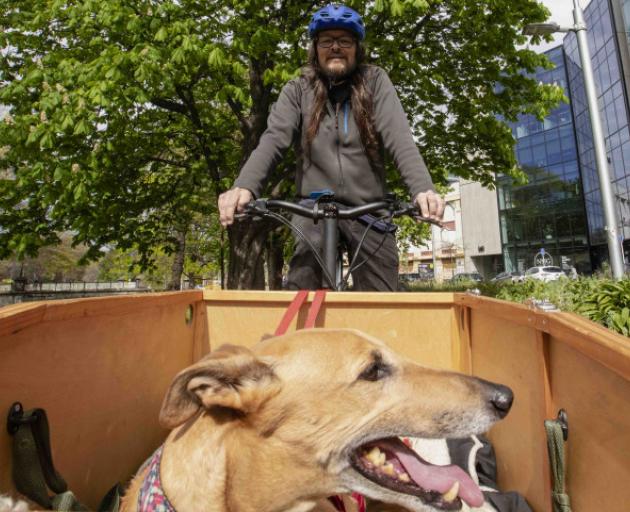 Douglas Horrell and Luna. Photo: Newsline