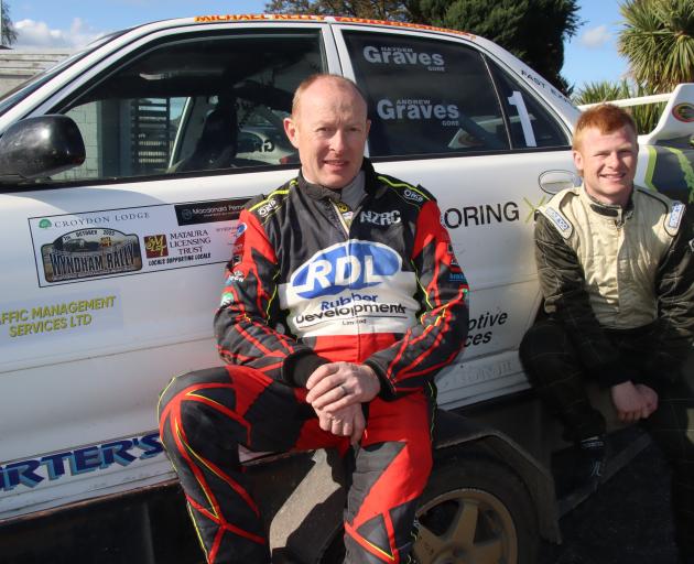 Gore rally driver Andrew Graves and his son and co-driver Hayden Graves were in dominant form,...