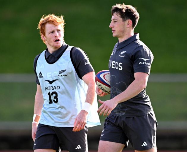 Halfbacks Finlay Christie and Cam Roigard. Photo: Getty Images