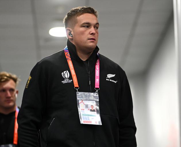 De Groot arrives at the stadium ahead of the semifinal last weekend.