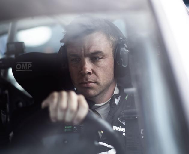Winner Haydon Paddon drives during Rally Bay of Plenty yesterday. PHOTO: PRG MEDIA